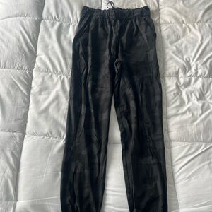 Lululemon Black Camo Stretch High-Rise Jogger